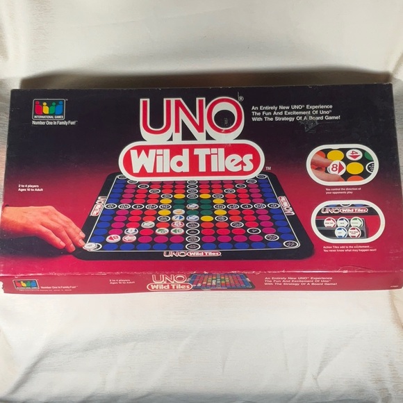 UNO Wild Tiles Board Game Vintage 1983- Complete Game - Picture 13 of 13